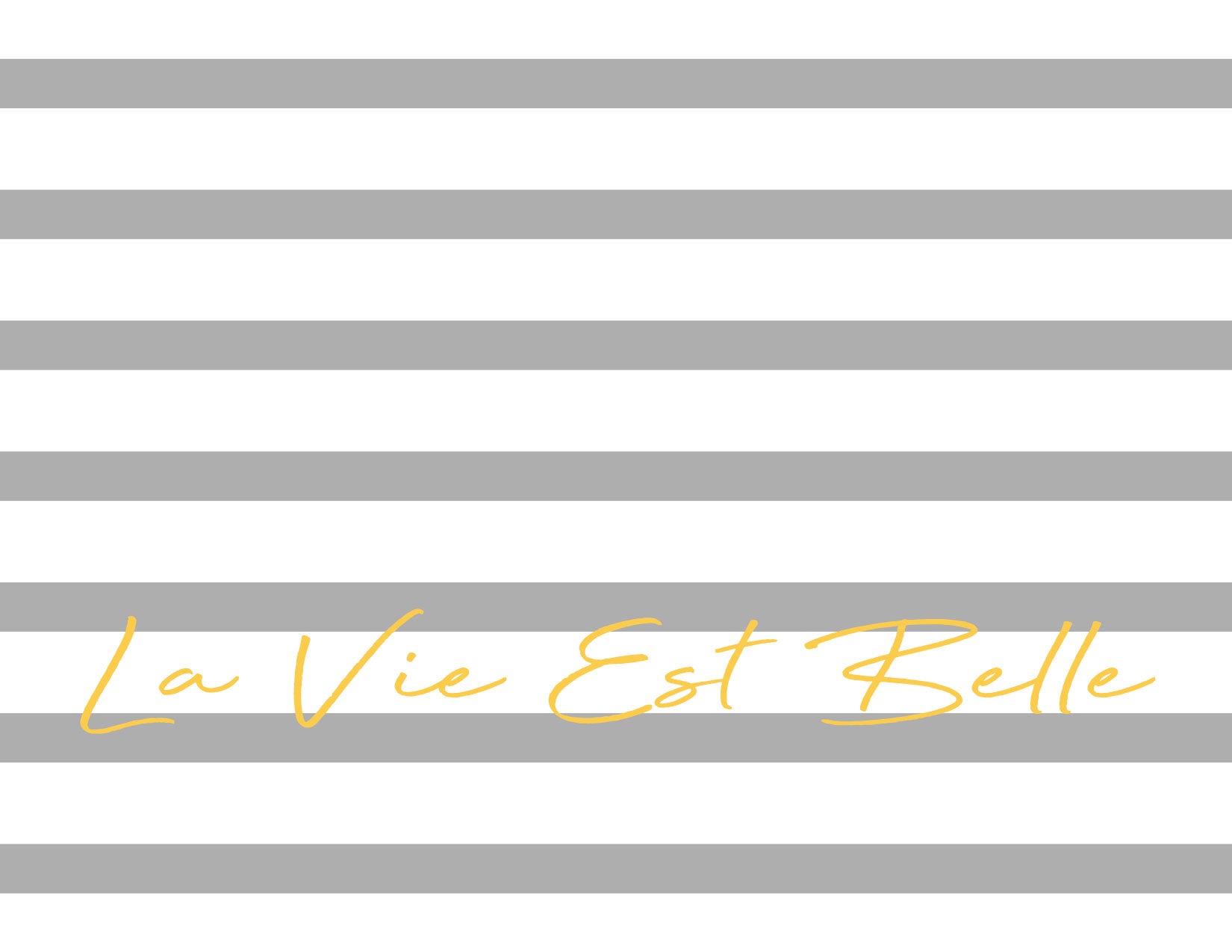 La Vie Est Belle Greeting Card